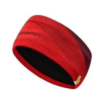 Čepice La Sportiva KNITTY HEADBAND Redwood/Mountain Red červená S/M