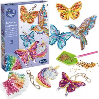 Obraz SentoSphere: Sada ART klíčenek s diamanty 32480