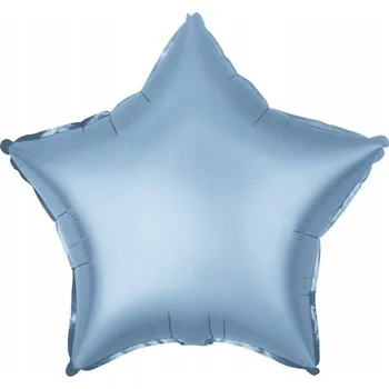 Balónek Fóliový balónek Hvězda světle modrá matná 45 cm