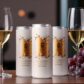 SHEBO WINERY Frizzante bílé – MUŠKÁT ŽLUTÝ 250ml, plechovka do minibarů