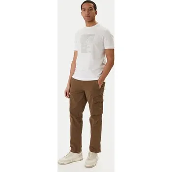 BOSS T-Shirt Imprint 50556007 Bílá Regular Fit 3XL