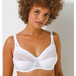 Podprsenka Coeur Croisé s krajkou, s kosticemi bílá 85B