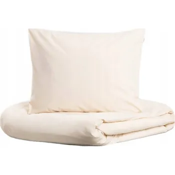 Povlečení Povlečení DEFLA z předeprané bavlny béžové 220x200 + 2*50x60 cm HOMLA