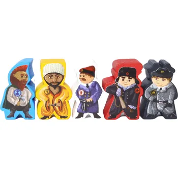 Příslušenství k deskovým hrám MeepleStickers Samolepky pro Scythe