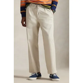 Bavlněné kalhoty Polo Ralph Lauren 710P03052 béžová 80X, vel. L