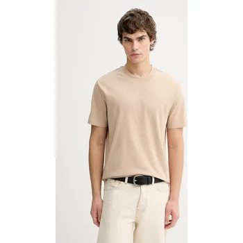 Bavlněné tričko Marc O'Polo 5000009647 béžová 08X, vel. M