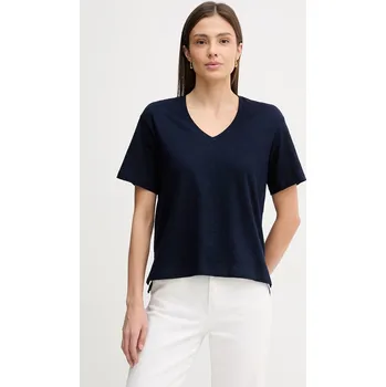 Bavlněné tričko United Colors of Benetton 3BVXD4020 námořnická modř 59X, vel. XS