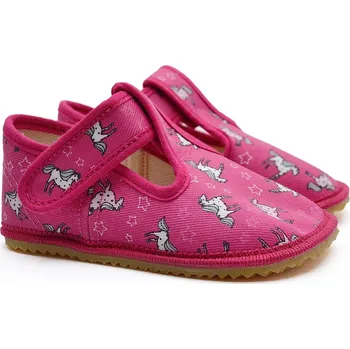 Chlapecká obuv Barefoot bačkory BEDA BF060010/W/OP Unicorn Velikost: 22