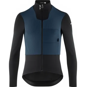 Cyklistická bunda zimní bunda ASSOS EQUIPE R HABU Winter Jacket S11 Petrol Blue L