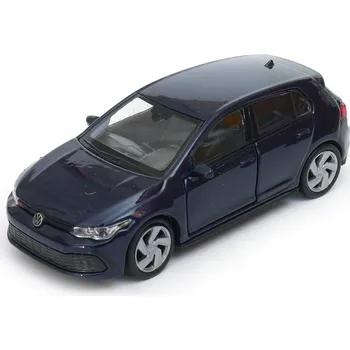 autíčko Volkswagen Golf 8 GTI model Welly 1:34 - 39 NEX tmavě modrý