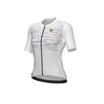 cyklistický dres dres ALÉ dámský PR-E MEGABYTE White S