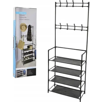 Věšák Stojací věšák kovový Excellent Houseware černý