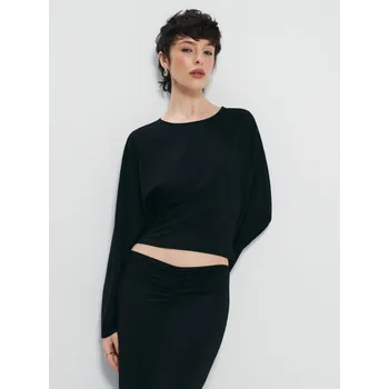 Oblečení a móda Tričko s&nbsp;dlouhými rukávy - L - House - černá - 614JL-99X