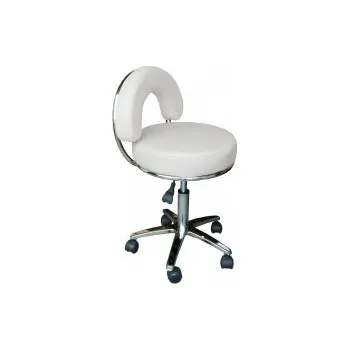 Kadeřnické křeslo Židle kosmetická JENNY bílá