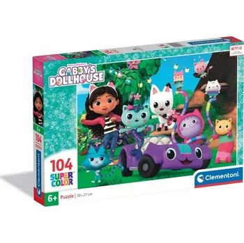 Puzzle Gábinin Kouzelný Domek 104dílné Puzzle 25034 Clementoni 6+