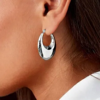 Náušnice Designově propracované elegantní náušnice z chirurgické oceli č. 1496