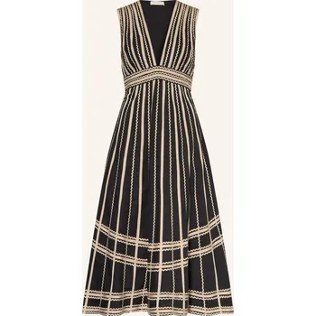 Dámské šaty Ulla Johnson Dámské Šaty Palermo, černá / béžová, 36