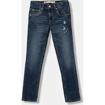 Pánská móda Dětské rifle Levi's 512 SLIM TAPER JEANS 9EL207 modrá 95X, vel. 176