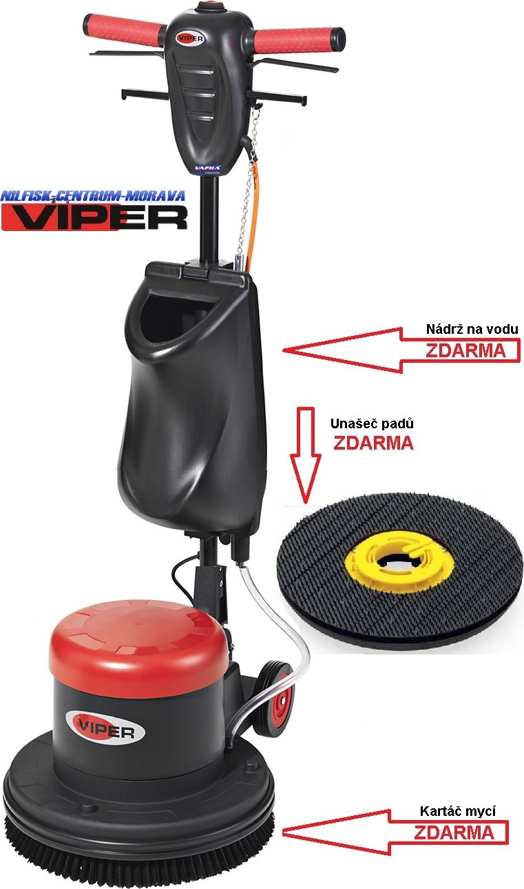 VIPER Nilfisk VIPER LS 160 HD jednokotoučový mycí stroj