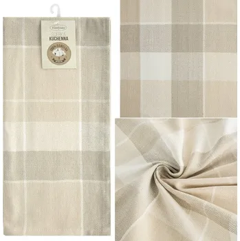 Utěrka Utěrka kuchyňská ručník OLIVIA 50x70 béžová bavlna