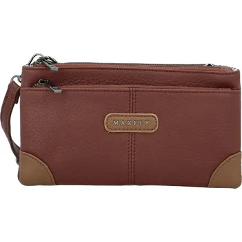 Kabelka Stylová dámská koženková crossbody kabelka MaxFly Gimalli, coffee