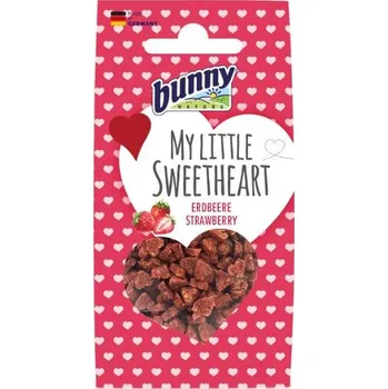 Krmivo pro hlodavce BUNNY NATURE srdíčka s jahodami 30g