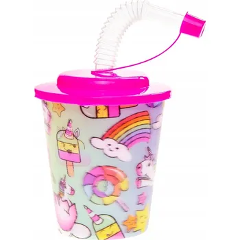 Plastový hrnek s brčkem Lg Imports 3D 250 ml