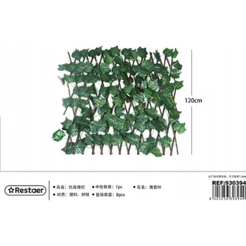 umělá květina Oplocení z Listů Vinné Révy 1.2M Umělá Rostlina