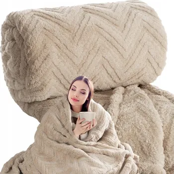 Prostěradlo Deka Eurofirany polyester 70 cm x 160 cm béžová