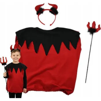 Karnevalový kostým Kostým Ďábel Midex univerzální velikost