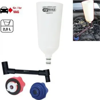 Autodílna Olej-plnicí (přívodní) nálevka KS TOOLS 150.9155