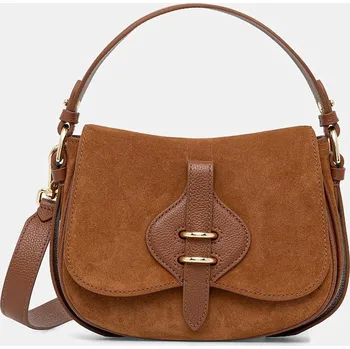 Kabelka Kožená kabelka Coccinelle MAVERY SUEDE E1.U7H.18.02.01 hnědá 88X, vel. ONE SIZE