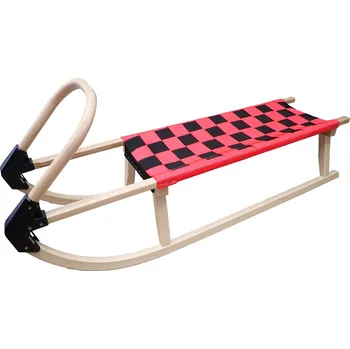 Sáně Sáně dřevěné 110 cm Barva: červená