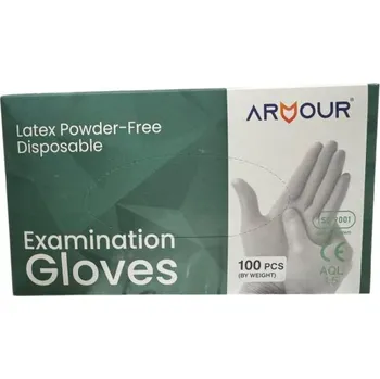 Pracovní oblečení Rukavice latex armour bílé 8M NEpudrované