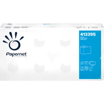 Toaletní papír Toaletní papír Papernet, 2vrstvý, celulóza, 8ks, 413395