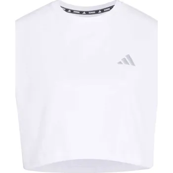 Dámské tričko Dámské sportovní triko adidas adi365 RUNNING ESSENTIALS CROP M Bílá, Šedá