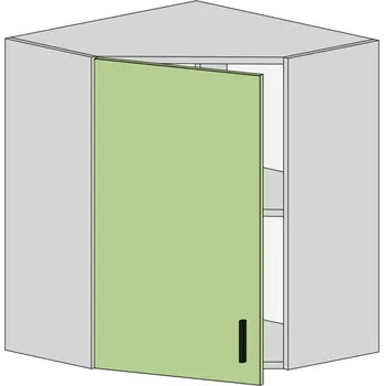 Kuchyňská skříňka Slevadoma Horní skříňka T-U2-V | CARLINA Barva dvířek: antracit, Barva korpusu: antracit