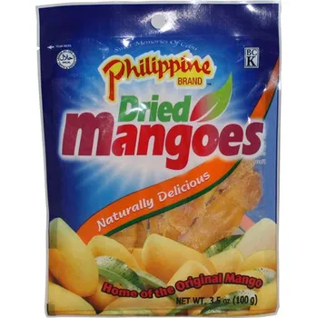 Sušené ovoce Sušené žluté Carabao mango 100 g - Philippine brand