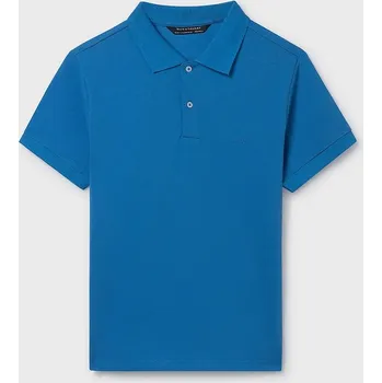 Dětská bavlněná polokošile Mayoral 890.7F.Junior.PPY2 námořnická modř 59X, vel. 128