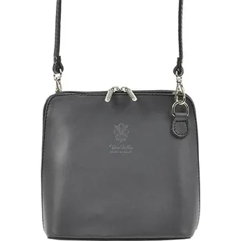 Kabelka Barberinis Kožená crossbody kabelka Vera Pelle 1702 antracit