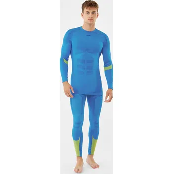 Set pánského termoprádla Pánské funkční prádlo VIKING Volcanic modrá (Set) Velikost: S
