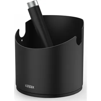 Příslušenství pro přípravu kávy Xavax Barista odklepávač na kávu, tichý, nerez, matná černá