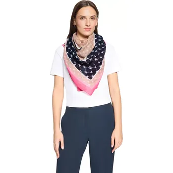 Dámská móda BETTY BARCLAY dámský šátek černobéžovorůžový