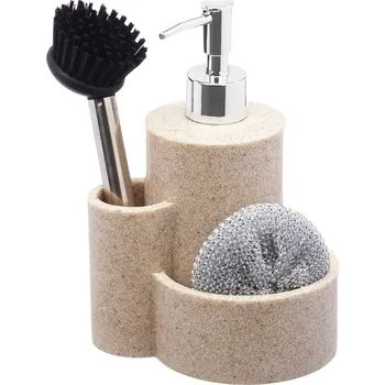 Dávkovač mýdla Dávkovač saponátu s příslušenstvím DOSIO béžový