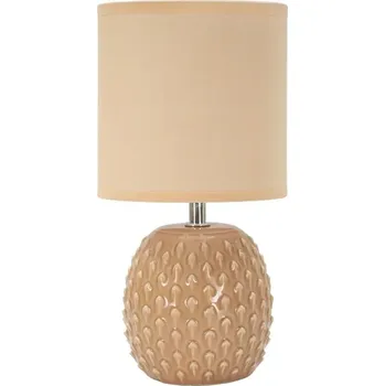 Lampička Stolní lampa Pontus 27 cm broskvová