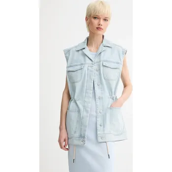 Dámská vesta Džínová vesta MUNTHE USAMI 255151225502 modrá 50J, vel. 36