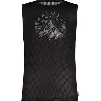 cyklistický dres spodní triko bez rukávů Maloja DodiciM. moonless L