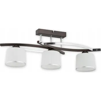 Lemir Stropní svítidlo O2283 W3 RW Astred přisazený 3, wenge + chrom
