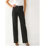 Široké džíny vhodné pro nižší postavu sepraná černá 38