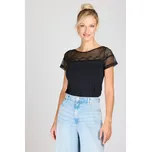 Eldar krajkové tričko s krátkým rukávem černé - ELDBLC/Černá / L ELD7A003